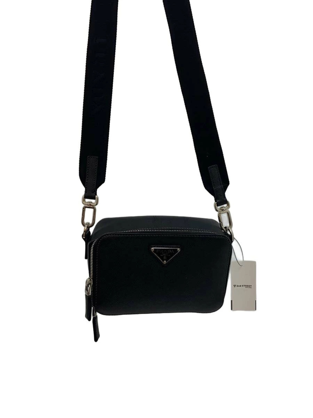 Prada Tessuto Shoulder Bag Black